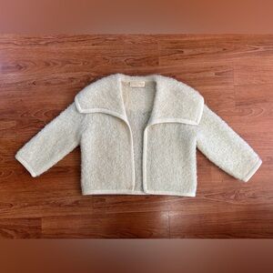 Vintage 1960s Jules Tabach California Cropped Mohair Sweater